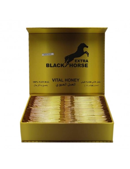 Miel aphrodisiaque BLACK HORSE EXTRA VIP BOITE 48 STICKS