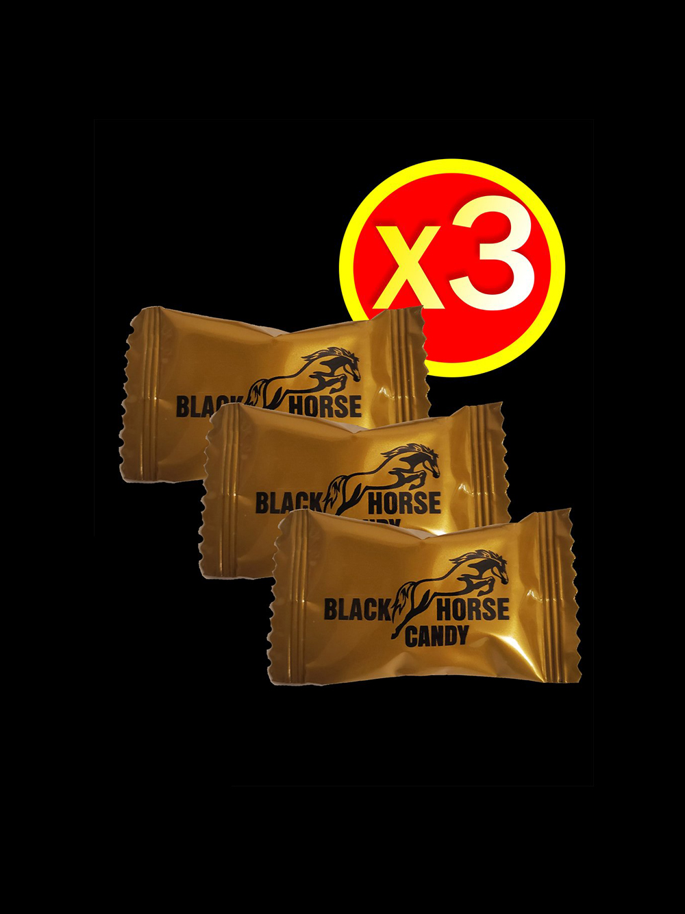 x50 Boites Miel Black Horse - Vente en gros - Grossiste